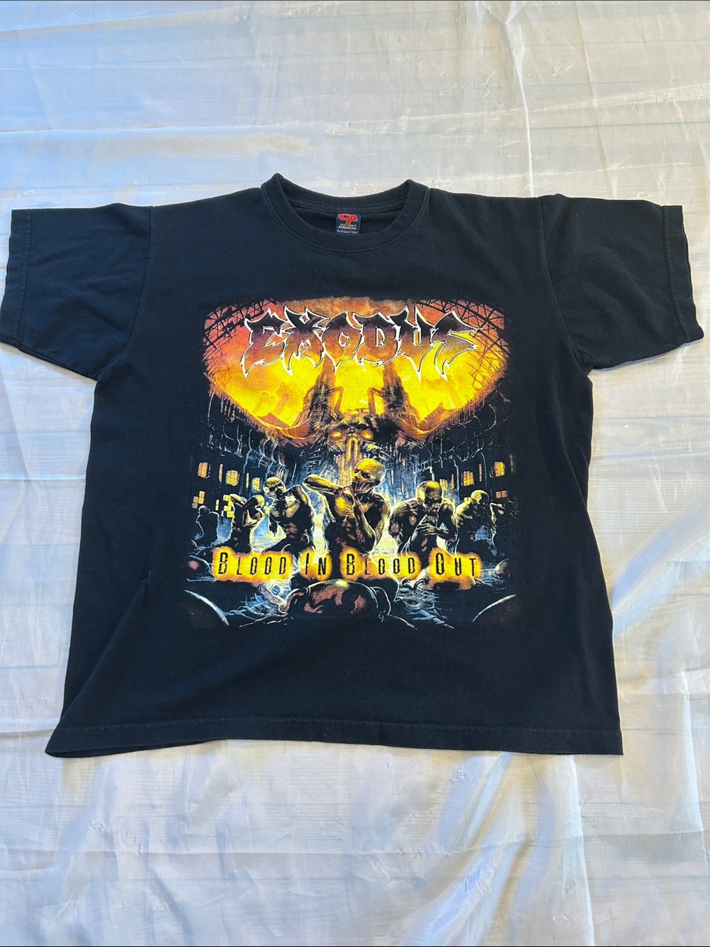 " Blood In, Blood Out" Black Graphic Band T-Shirt
